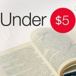 A book with the words under $ 5 on it.