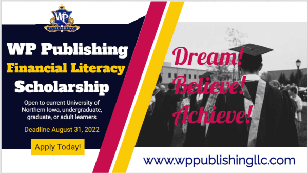 WP Publishing, LLC scholarship ad, cropped