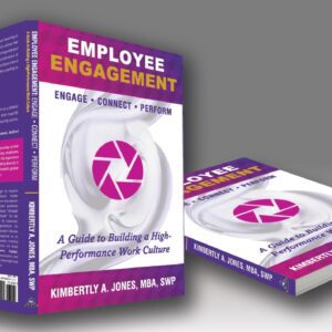 An Employee Management Book in Blue and White